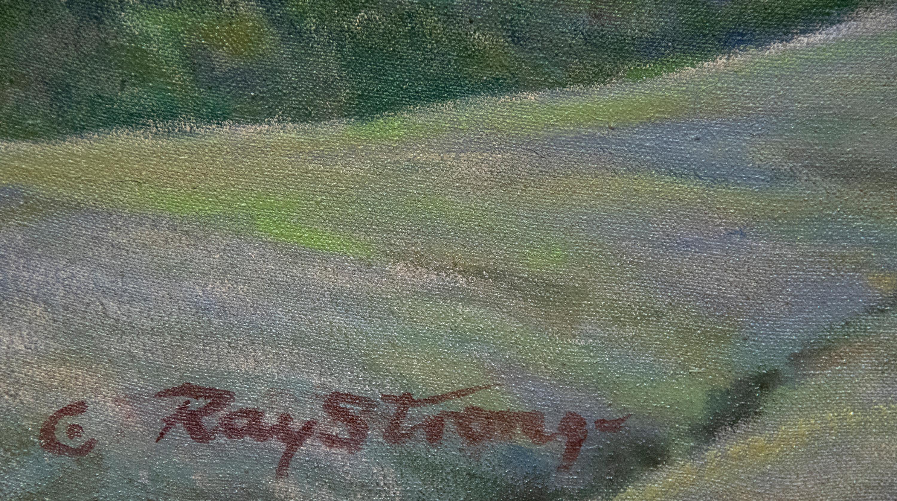Printemps, Black Mountain, Marin County - Moderne Painting par STRONG, RAY STANFORD