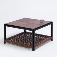 Structura Crisscross 2-Level Square Coffee Table