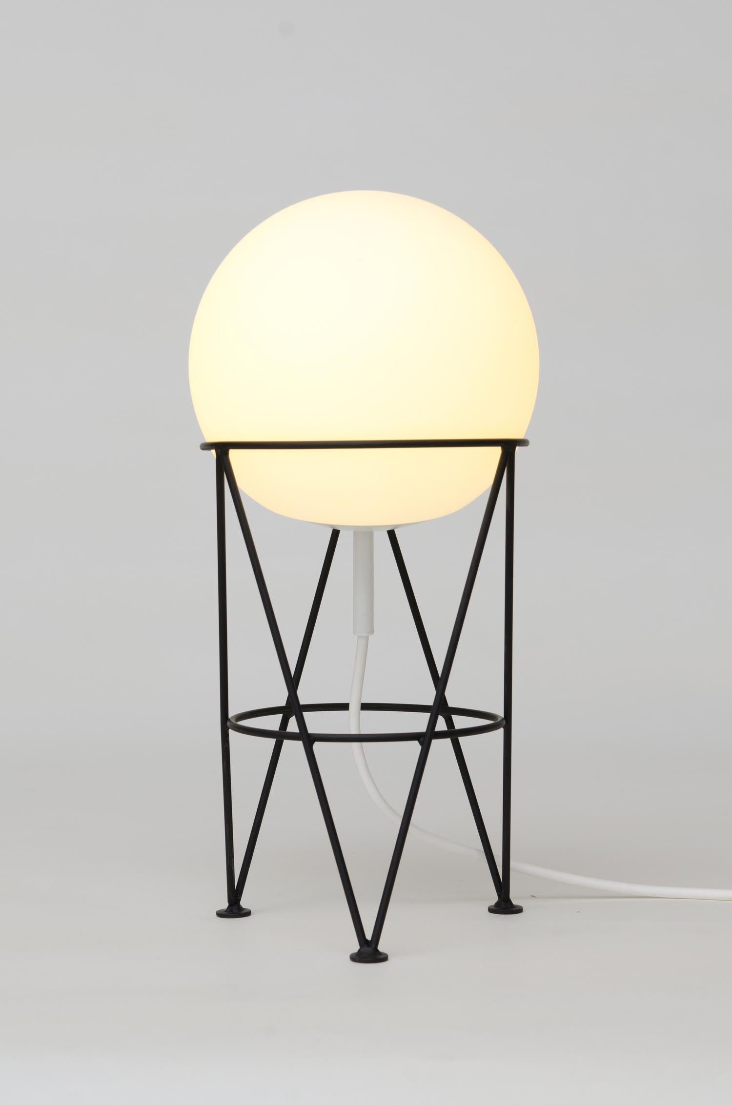 Post-Modern Structure and Globe Desk Light by Atelier Areti For Sale