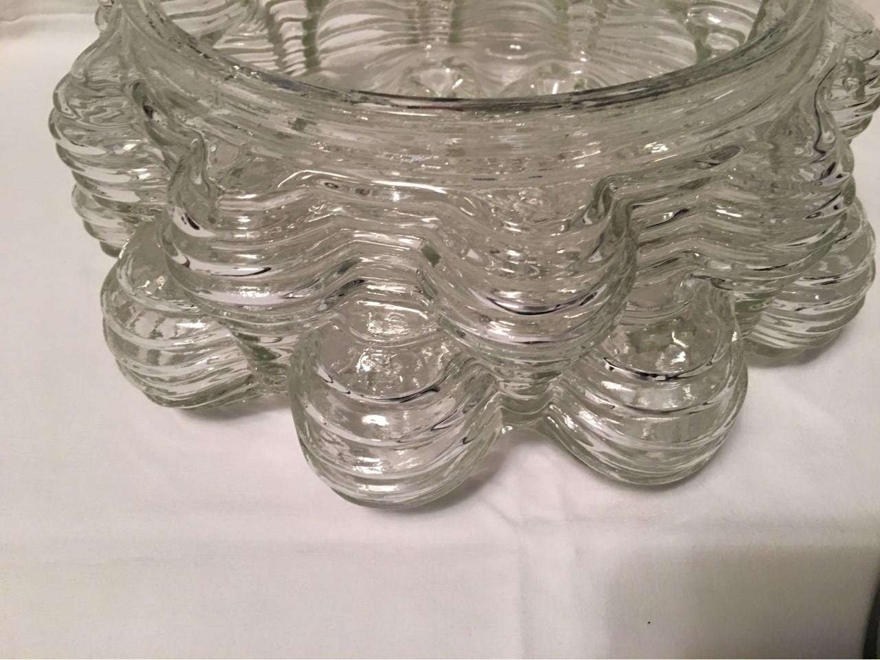 Structure Bubble Glass Flushmount or Sconce, German, 1960s For Sale 7
