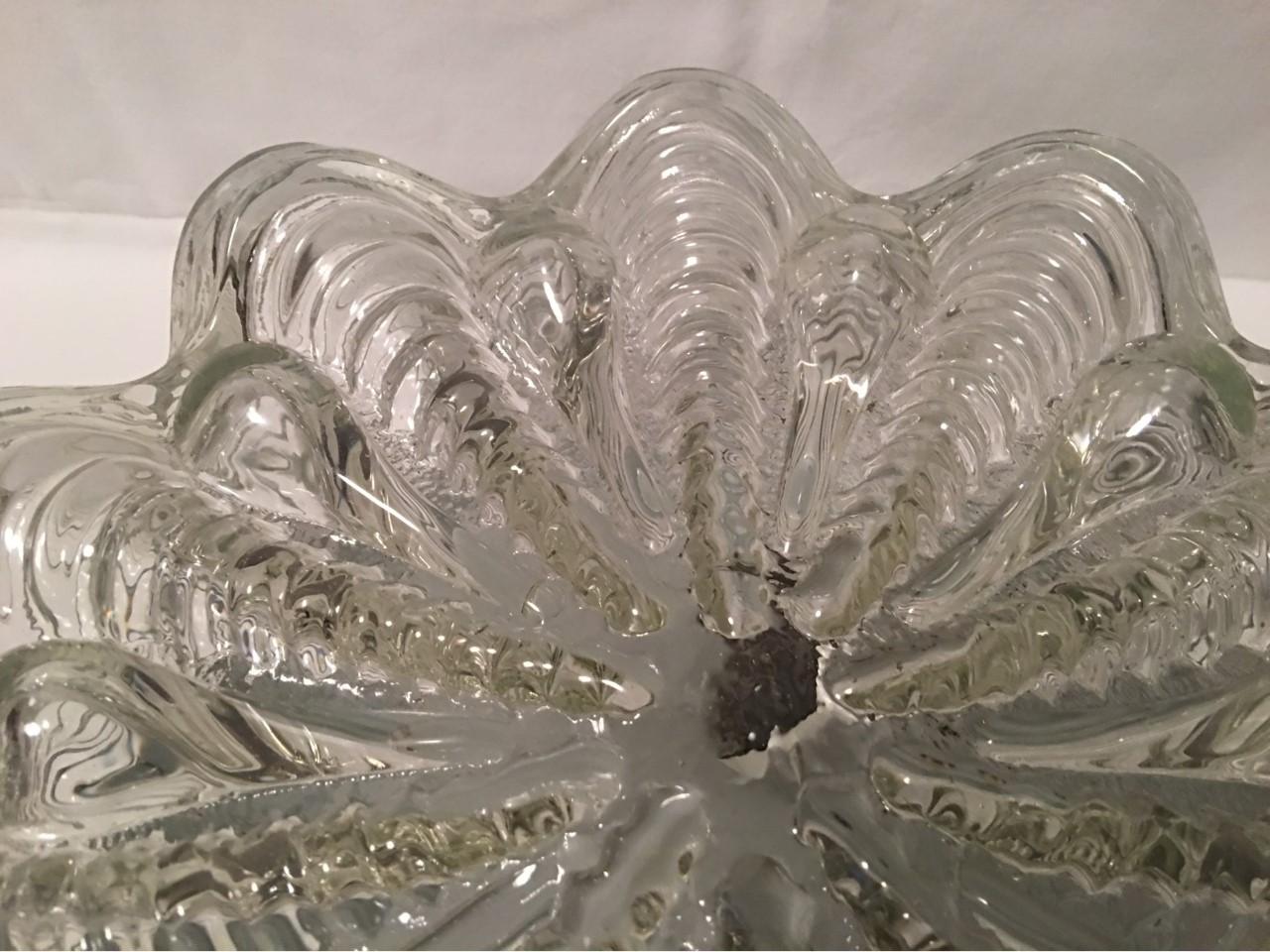 Structure Bubble Glass Flushmount or Sconce, German, 1960s For Sale 3