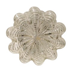 Structure Bubble Glass Flushmount or Sconce, German, 1960s