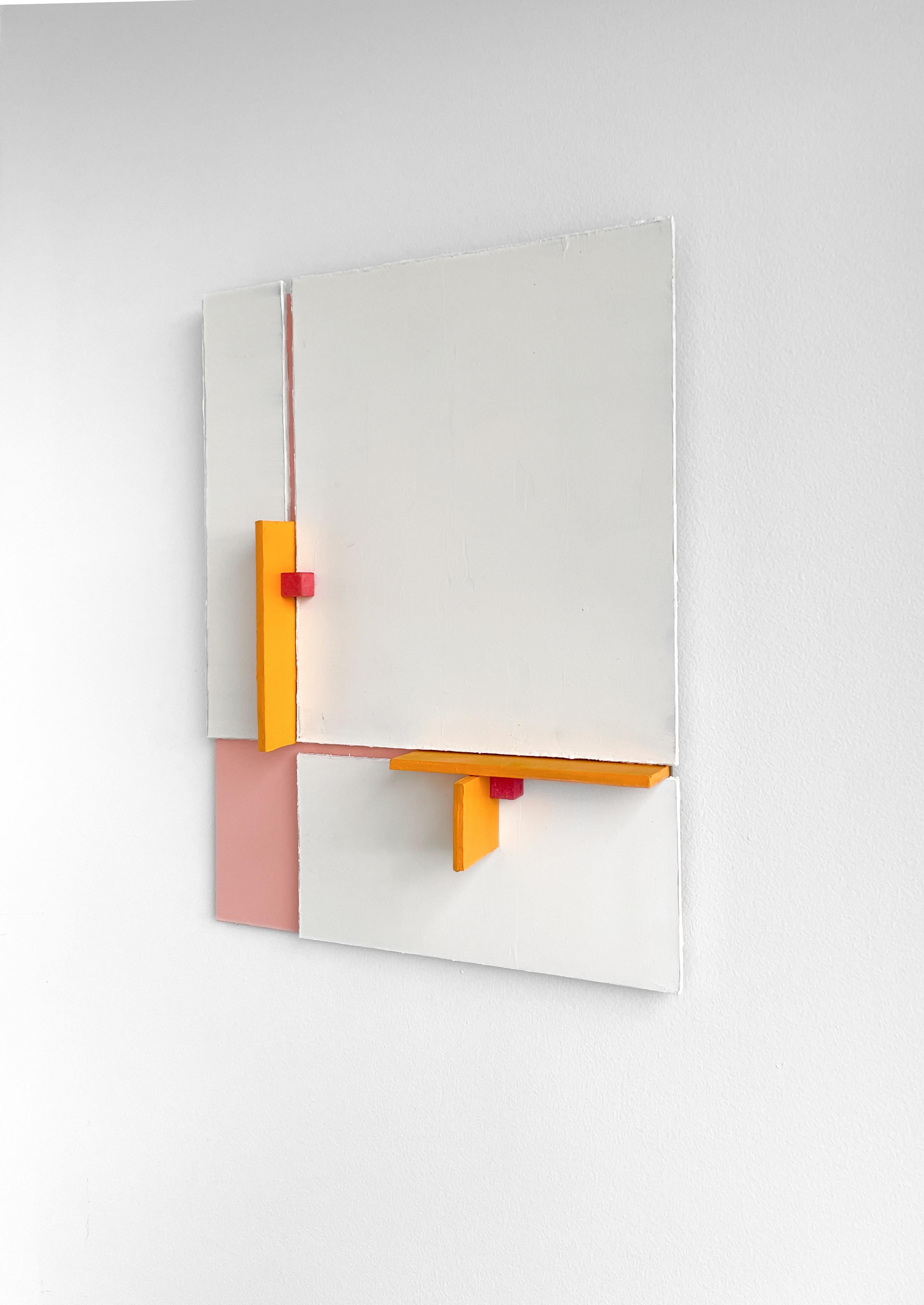 Mid-Century Modern Structurist Wall Relief by Roan Barrion For Sale