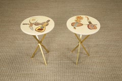 'Strumenti Musicali' Drinks / Side Tables by Piero Fornasetti, c 1970s, Signed