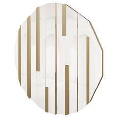 Miroir STRUT - Lignes sculpturales et forme architecturale moderne