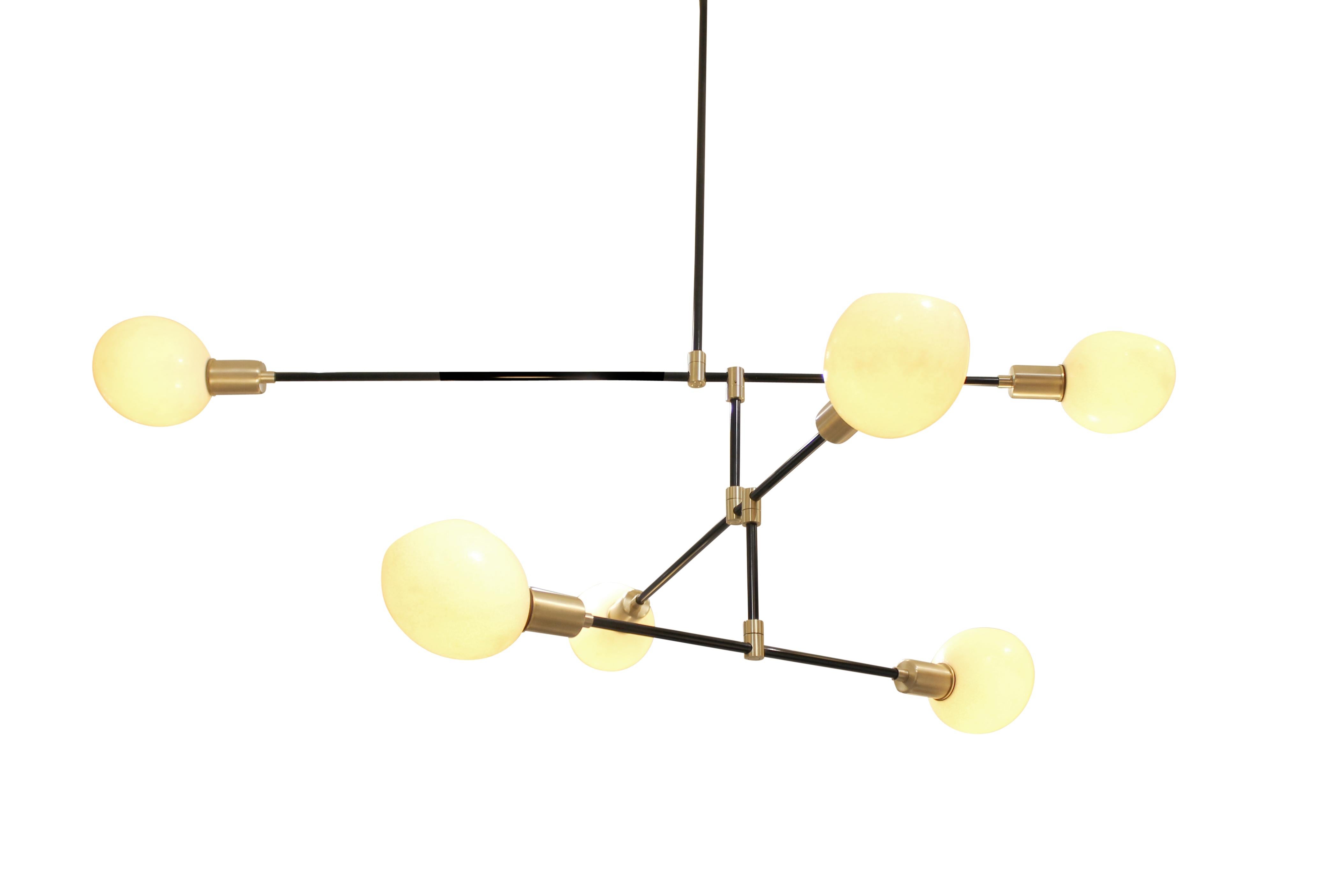 American Struthio Ostrich Egg Chandelier For Sale