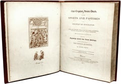 Strutt, Glig Gamena Angel Deod, or, Sports & Pastimes, 2nd Ed, Leather Bound