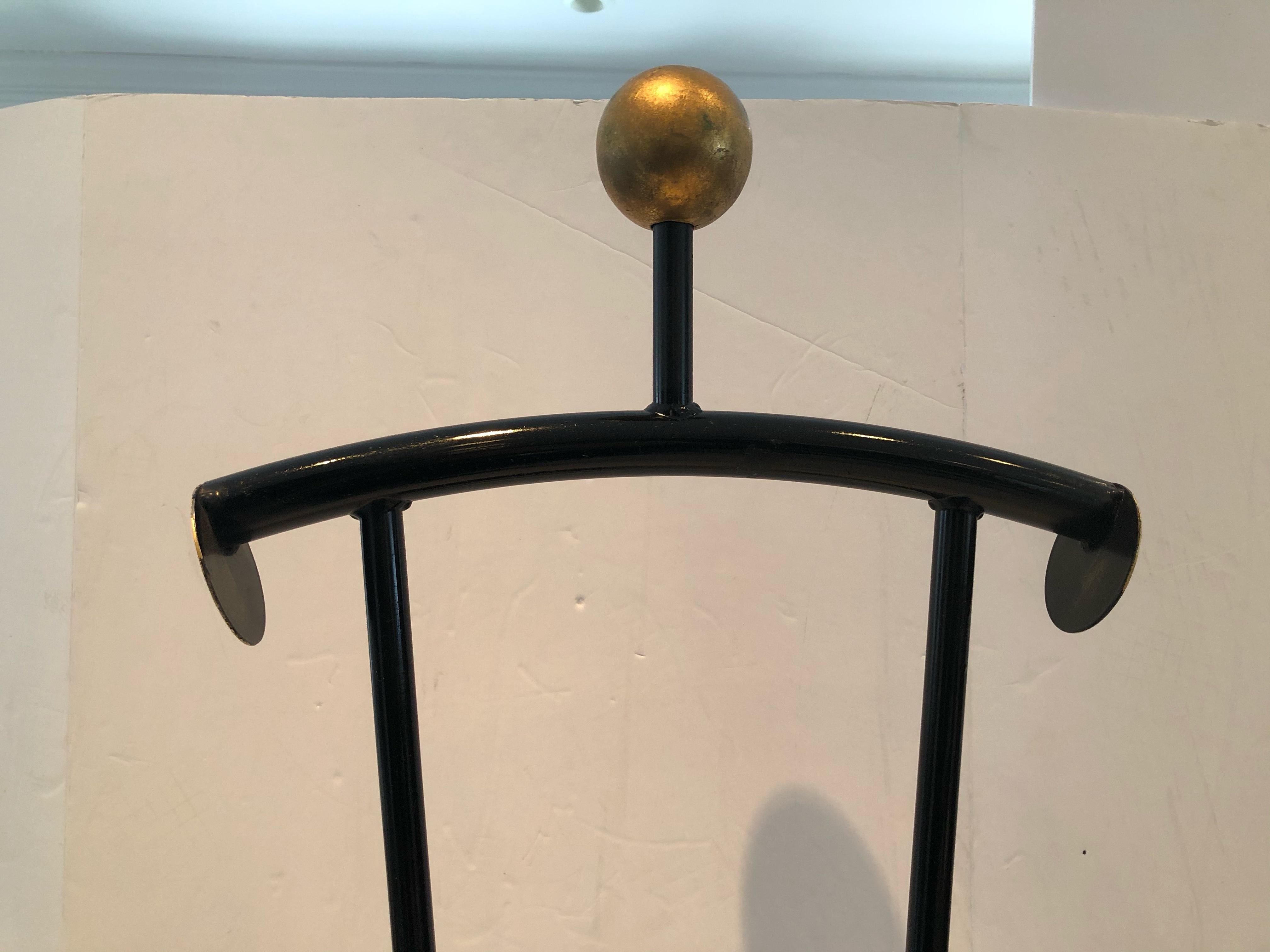 Metal Struttura Due Post Modern Figural Valet Stand or Coat Rack For Sale