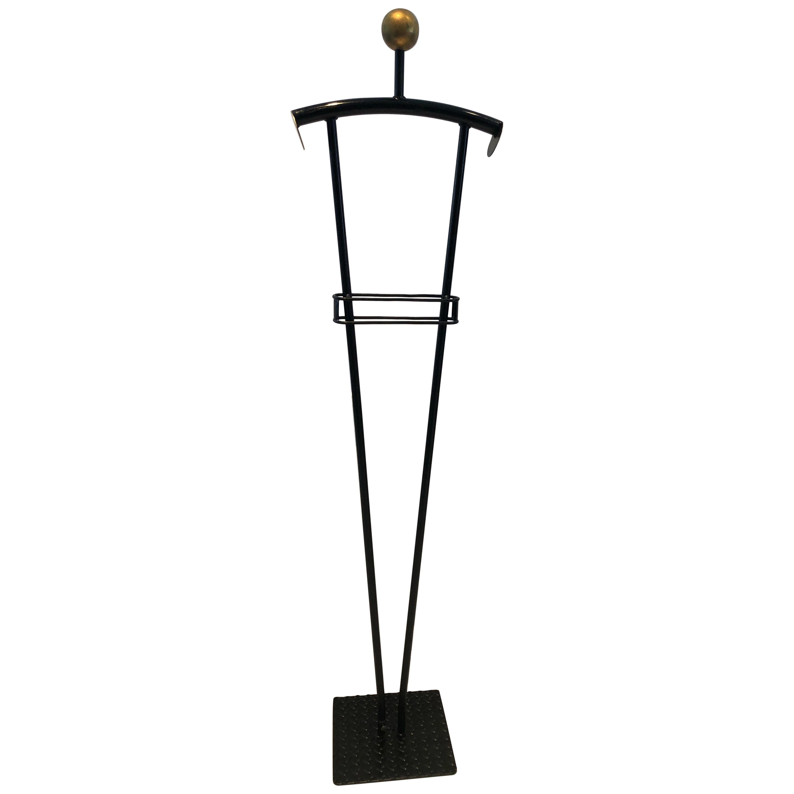 Struttura Due Post Modern Figural Valet Stand or Coat Rack For Sale