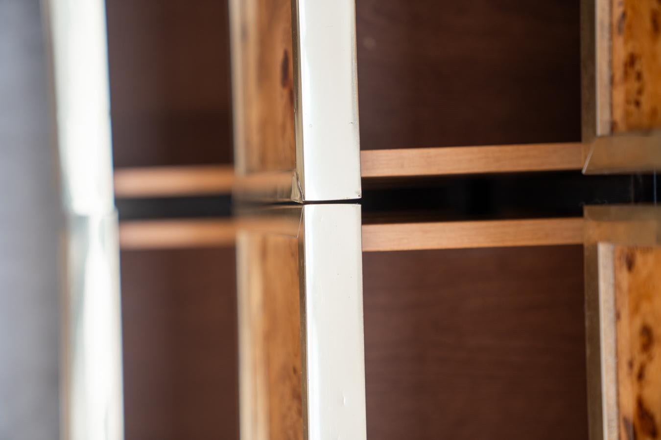 Bed frame, chest of drawers and pair of bedside tables in 1970s briarwood 5