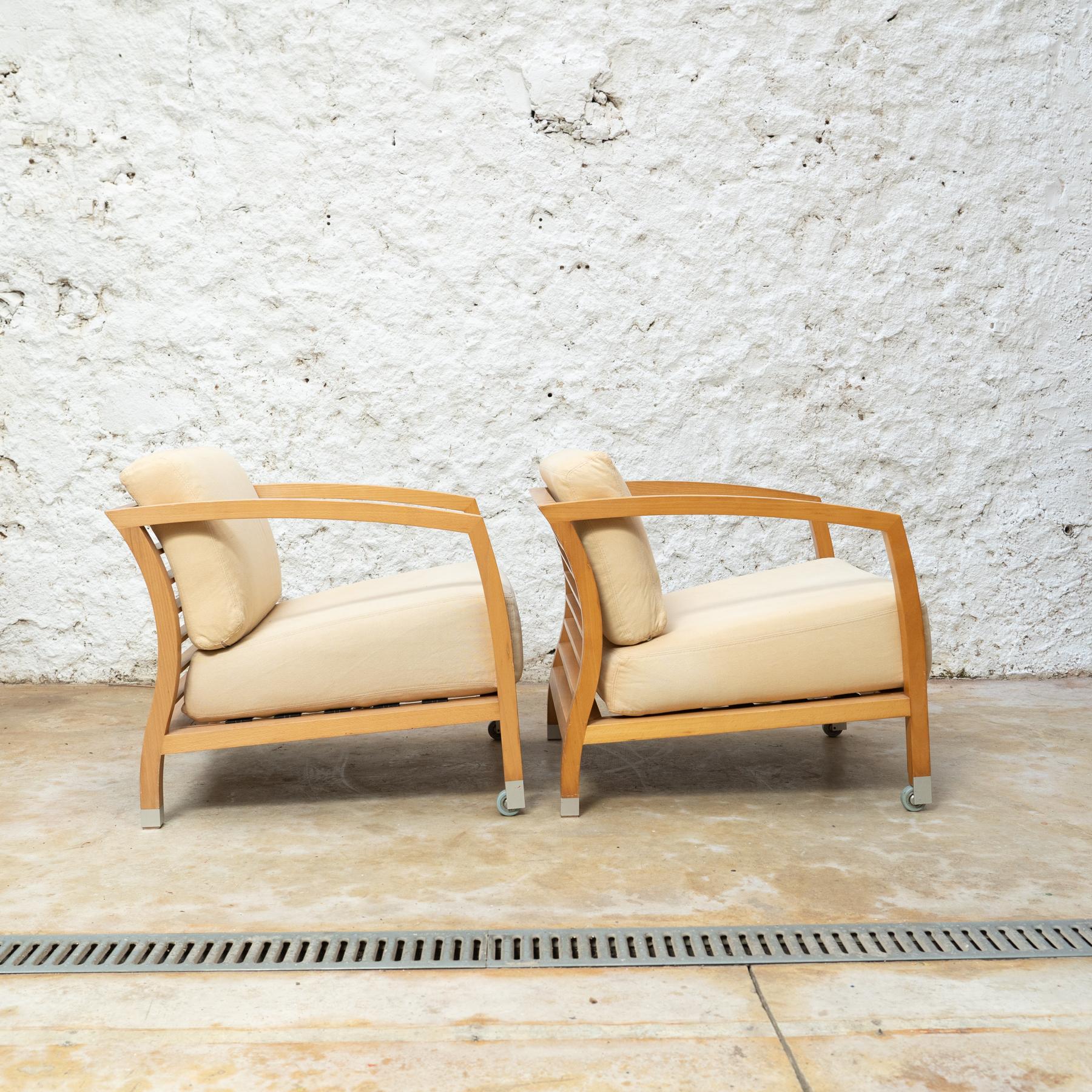 Stua Malena Pair of Armchairs: Contemporary Spanish Design In Good Condition For Sale In Barcelona, Barcelona