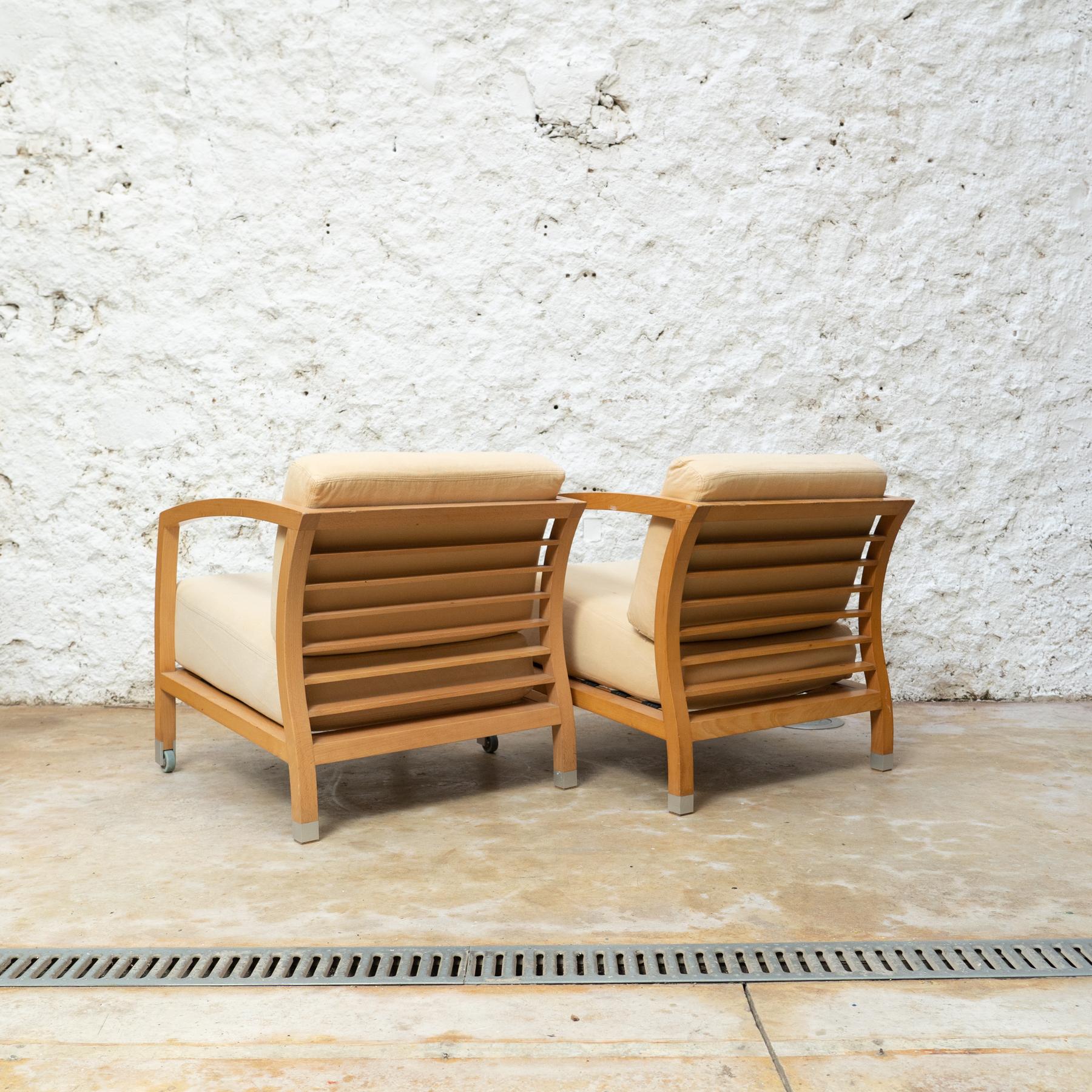Bois Paire de fauteuils STUA Malena : Design/One Contemporary en vente