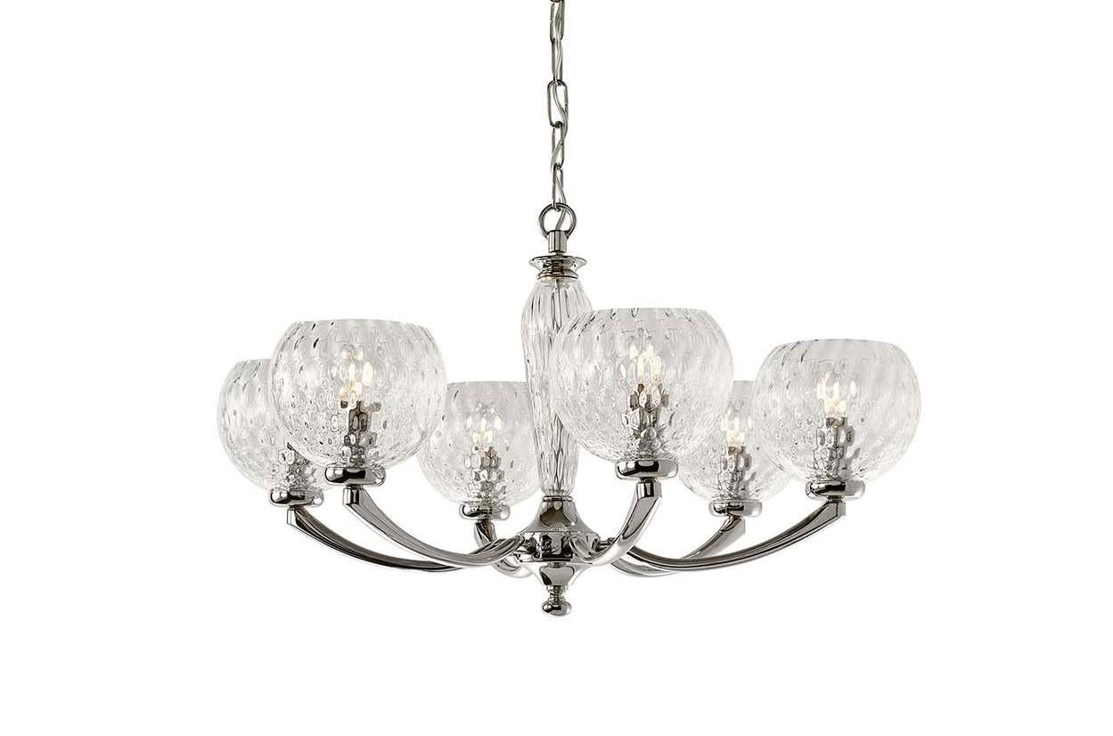 Italian Stuart 6-Light Chandelier #1 For Sale