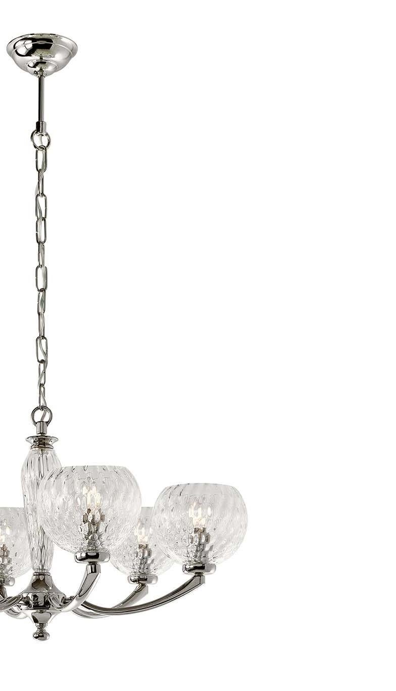 Stuart 6-Light Chandelier #1 In New Condition For Sale In Milan, IT