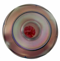 Stuart Abelman Jarrón de vidrio artístico