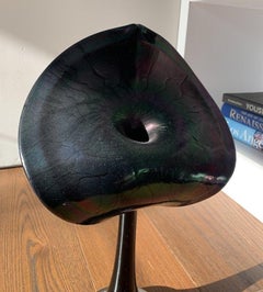 Stuart Abelman Jack-in-the-Pulpit Vase en verre