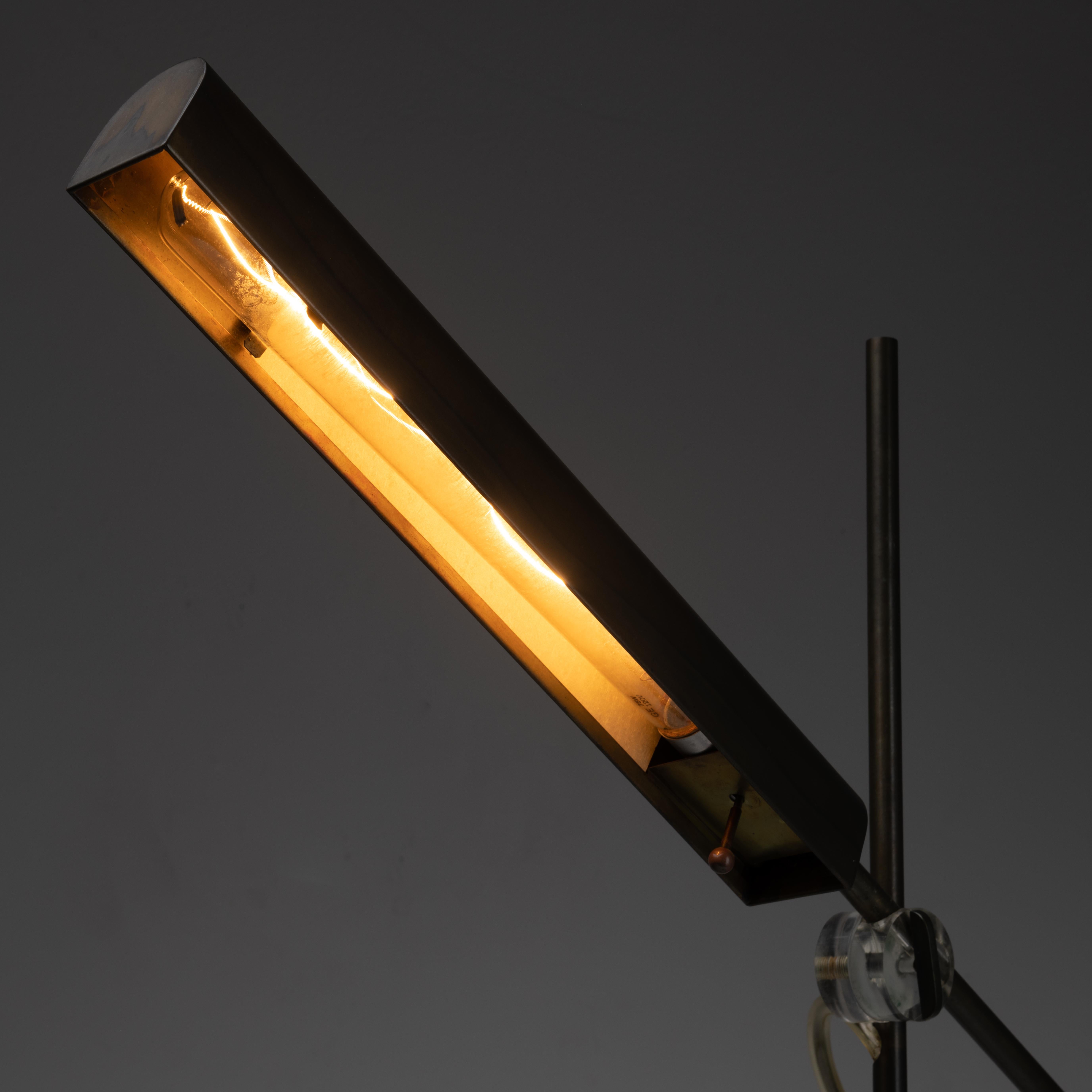 Patinated Stuart Barnes for Robert Long Floor Lamp For Sale