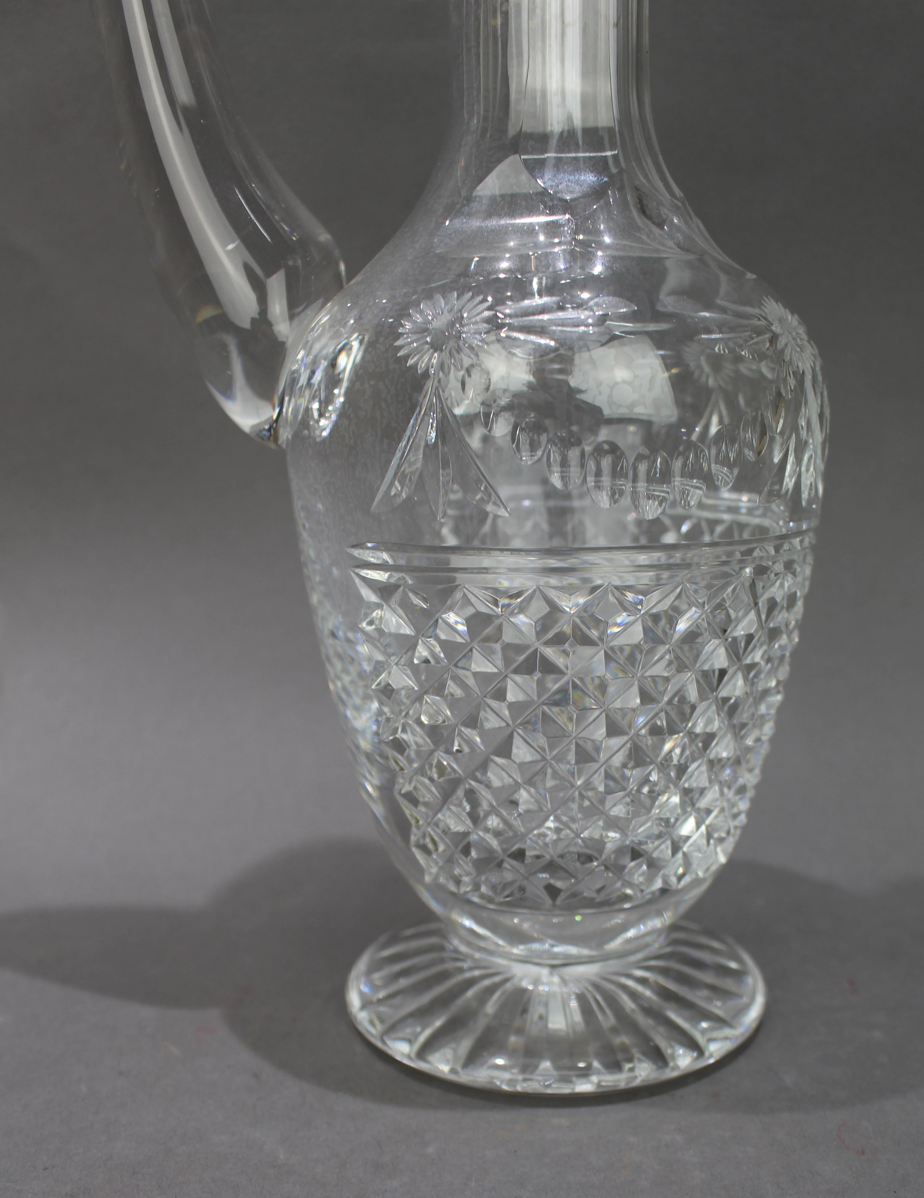 Caraffa di cristallo Stuart Beaconsfield tagliata a mano In condizioni ottime in vendita a Worcester, GB