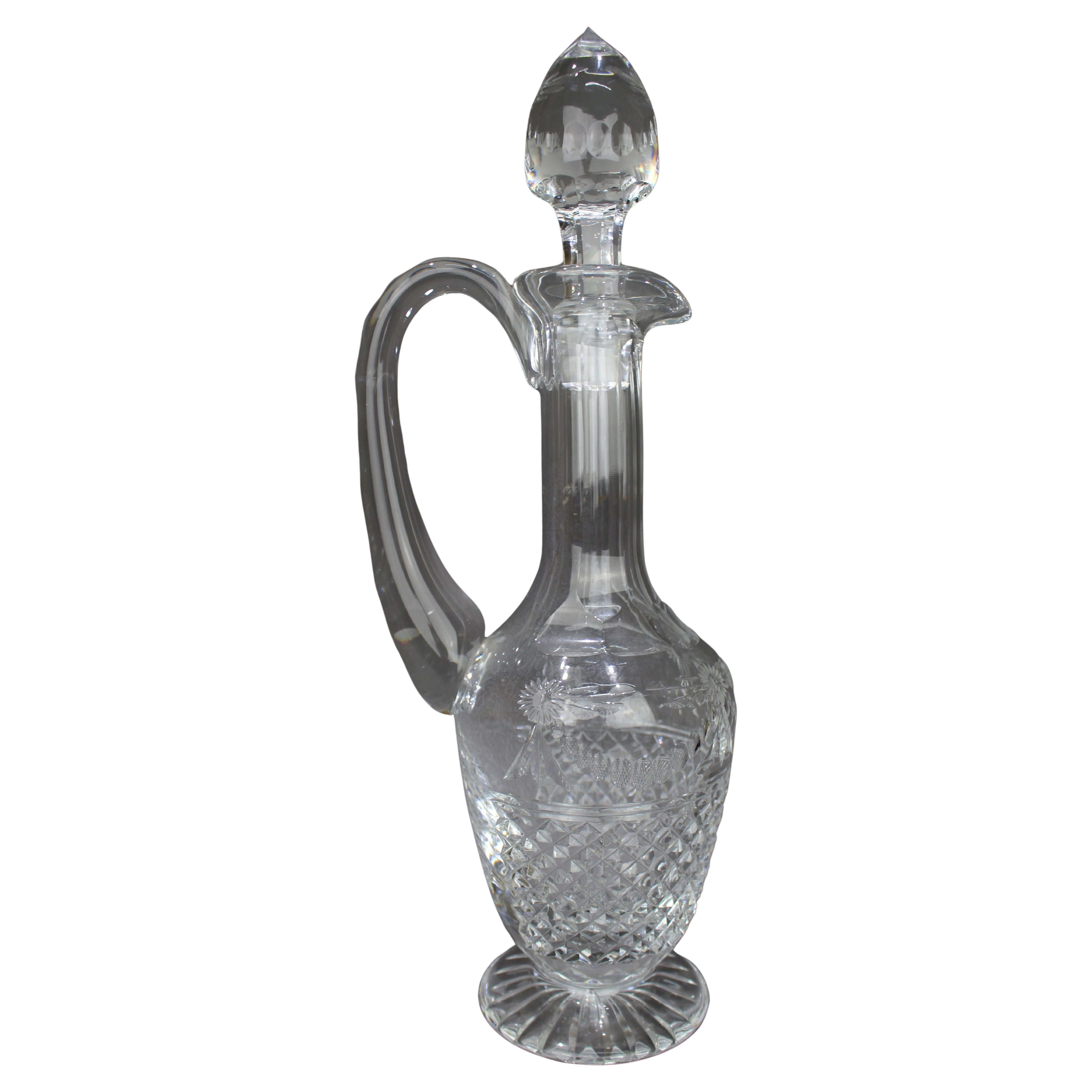 Caraffa di cristallo Stuart Beaconsfield tagliata a mano