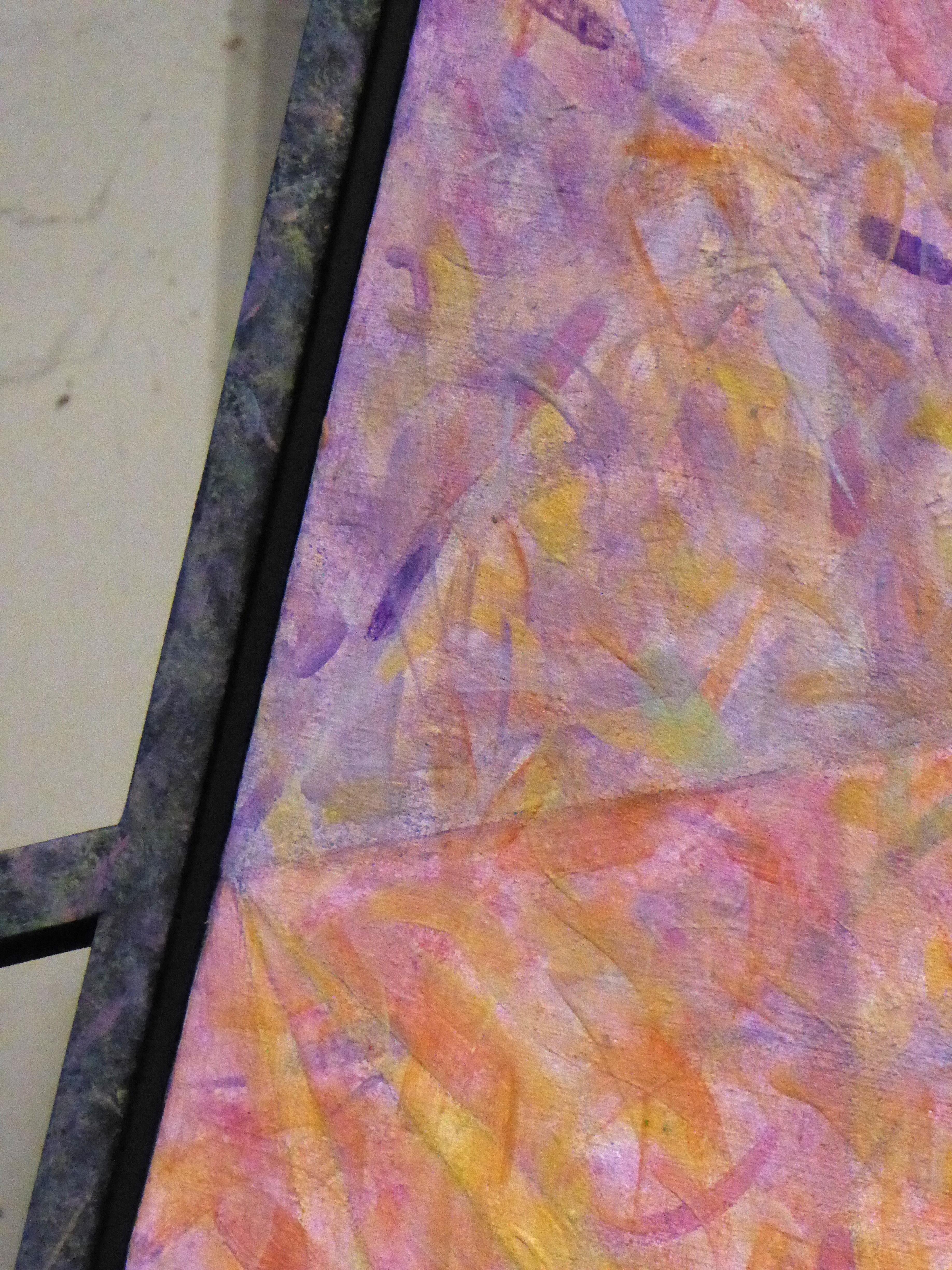 Cinque punti sagomati  Tela - Painting di Stuart Bigley