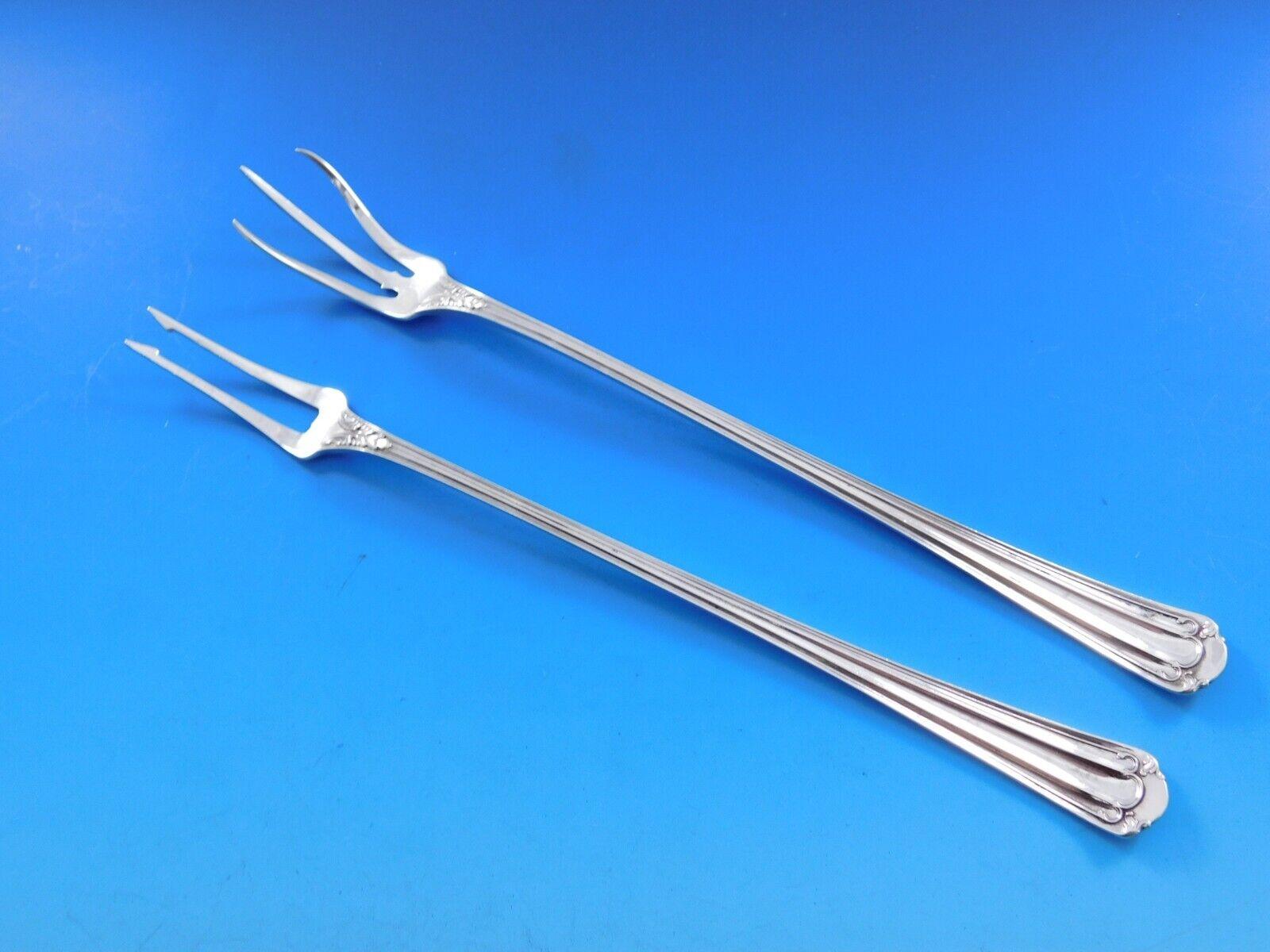 Stuart von Whiting: 116-teiliges Tafelbesteck aus Sterlingsilber für 12 Personen, Dinner, selten im Angebot 2