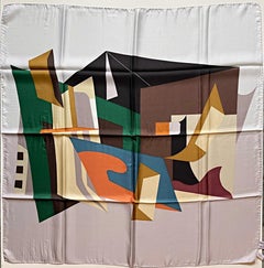 Eggbeater 1: 34 Square inch Limited Edition Silk Scarf, for the Whitney Museum 