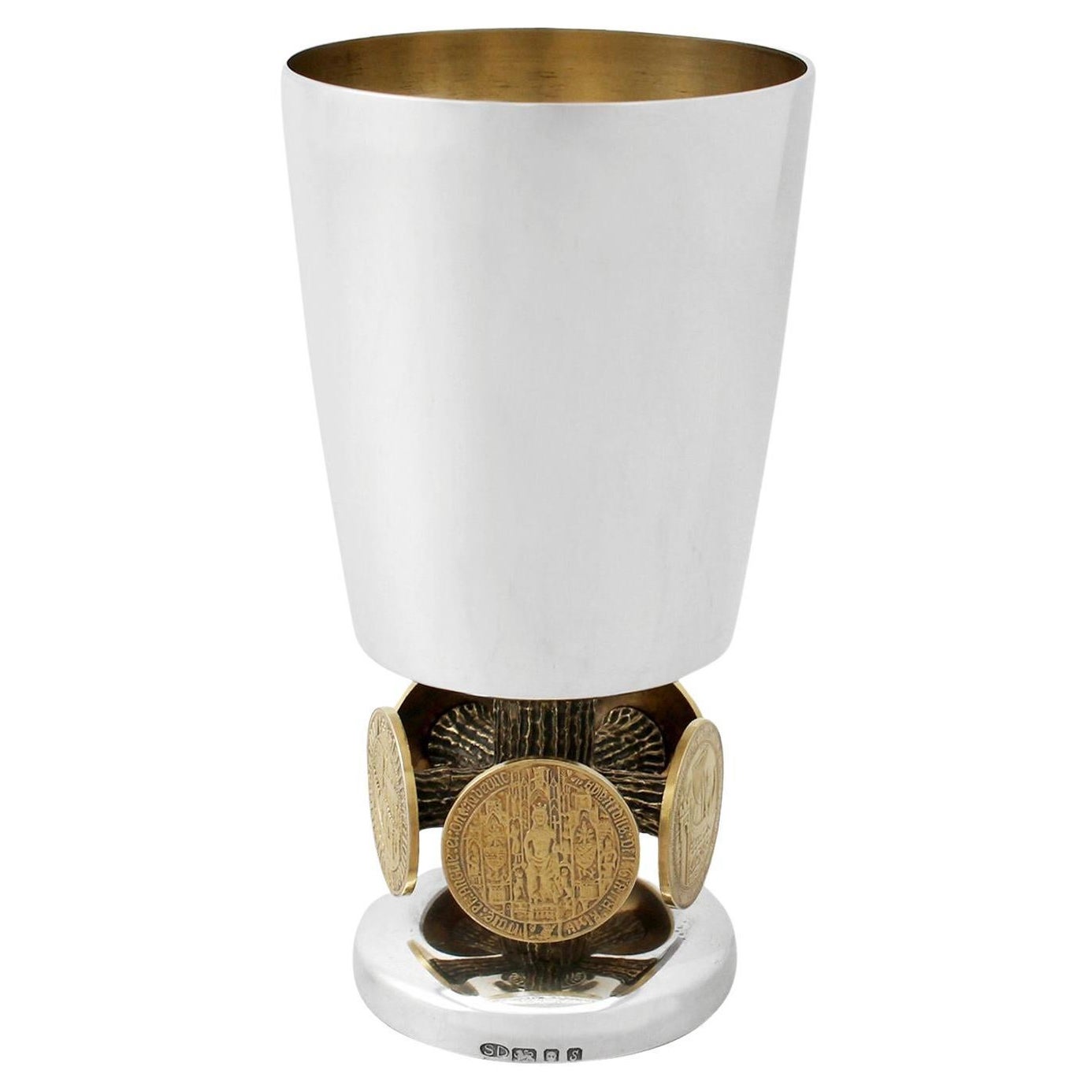 Stuart Devlin 1973 Sterling Silver Goblet
