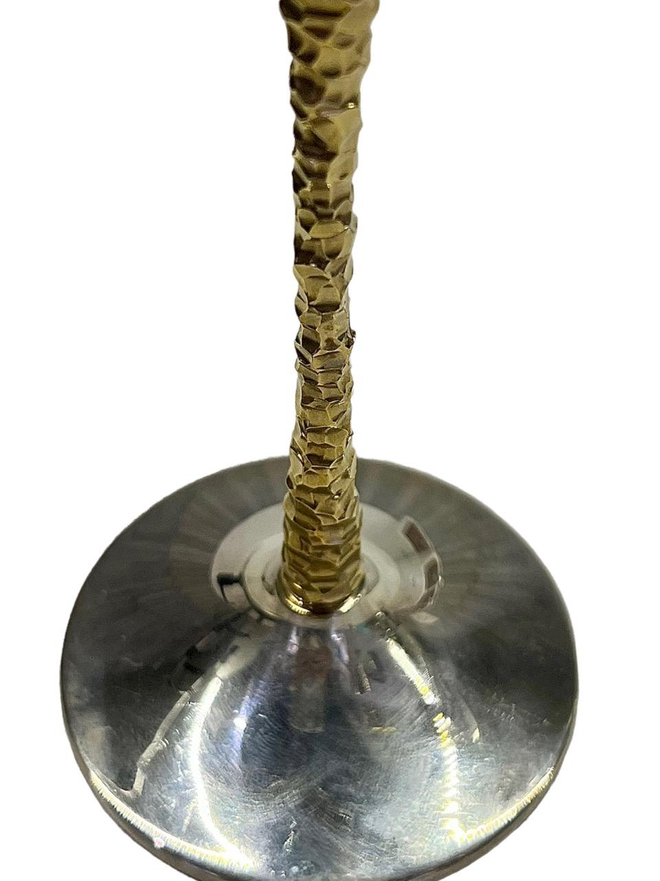 Stuart Devlin Set di 28 flauti inglesi Parcel-Gilt in argento e oro in vendita 12