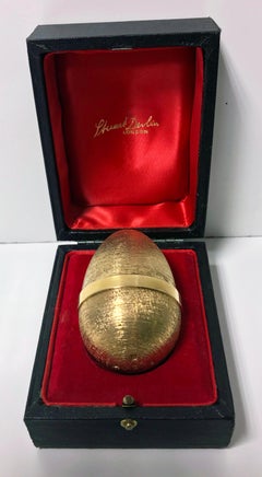 Œuf surprise en argent doré de Stuart Devlin:: Londres:: 1978