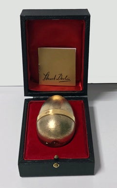 Stuart Devlin Silver Gilt Surprise Egg Swan Duck Family, London, 1984