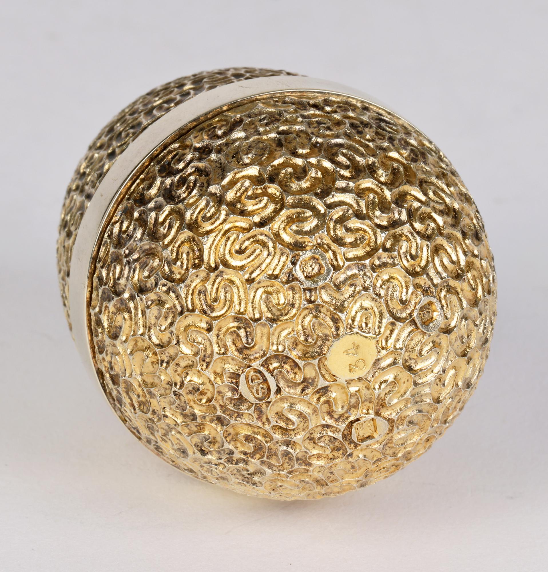 Stuart Devlin Silver Gilt Surprise Jack in the Box Clown Egg 4