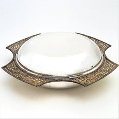 Stuart Devlin Sterling Silver Entree Dish / Serving Dish 1976