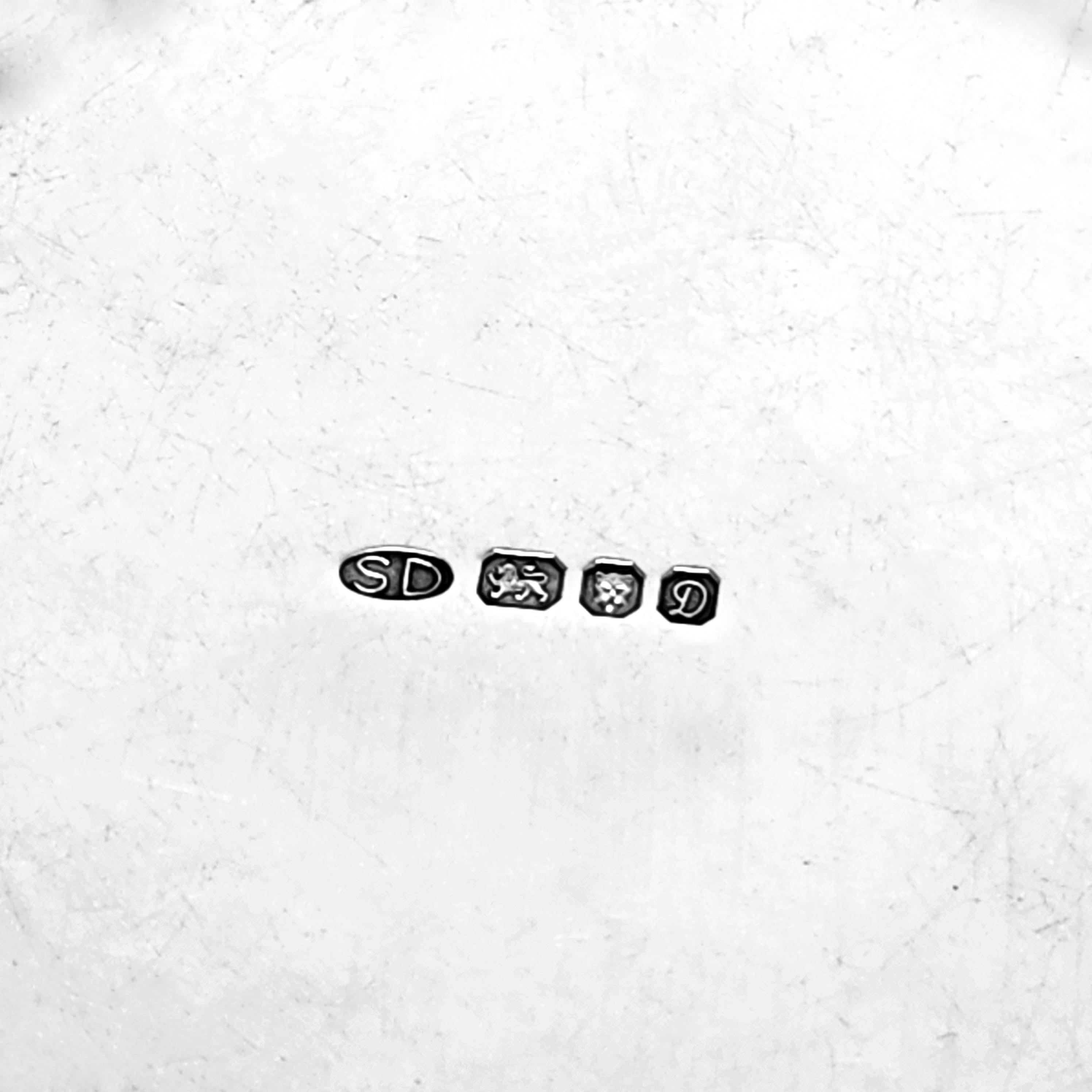 Stuart Devlin Centro de mesa de plata de ley, dorado y rosa amatista 1978 en venta 1