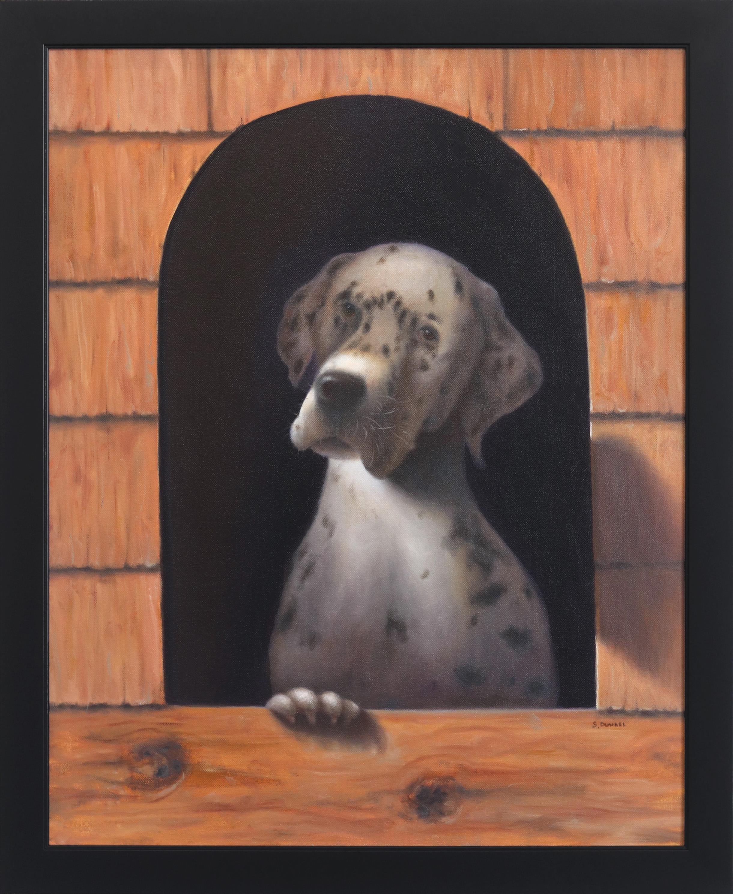 Stuart Dunkel Still-Life Painting - In the Doghouse