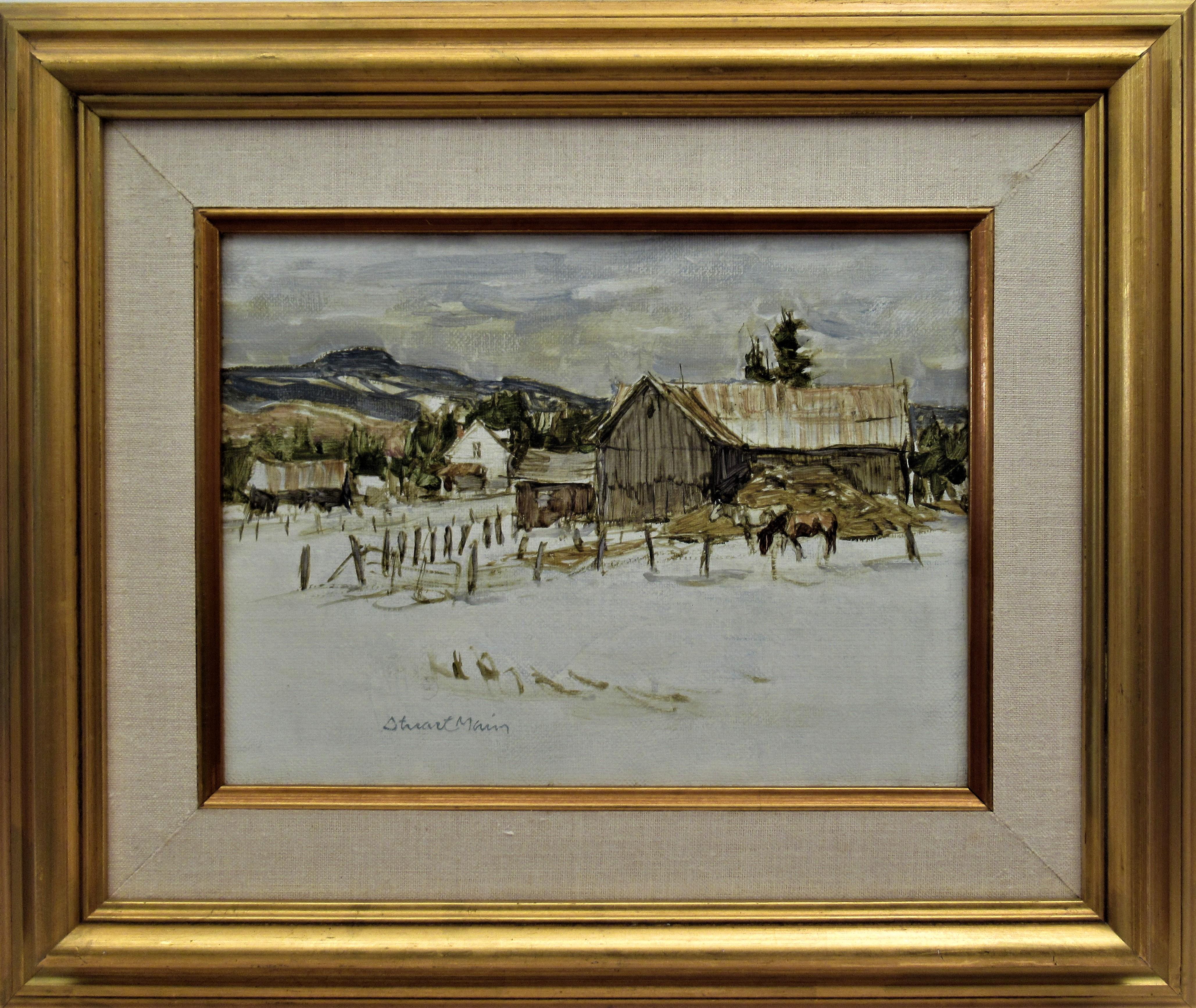 Stuart Main Landscape Painting - Winter Break