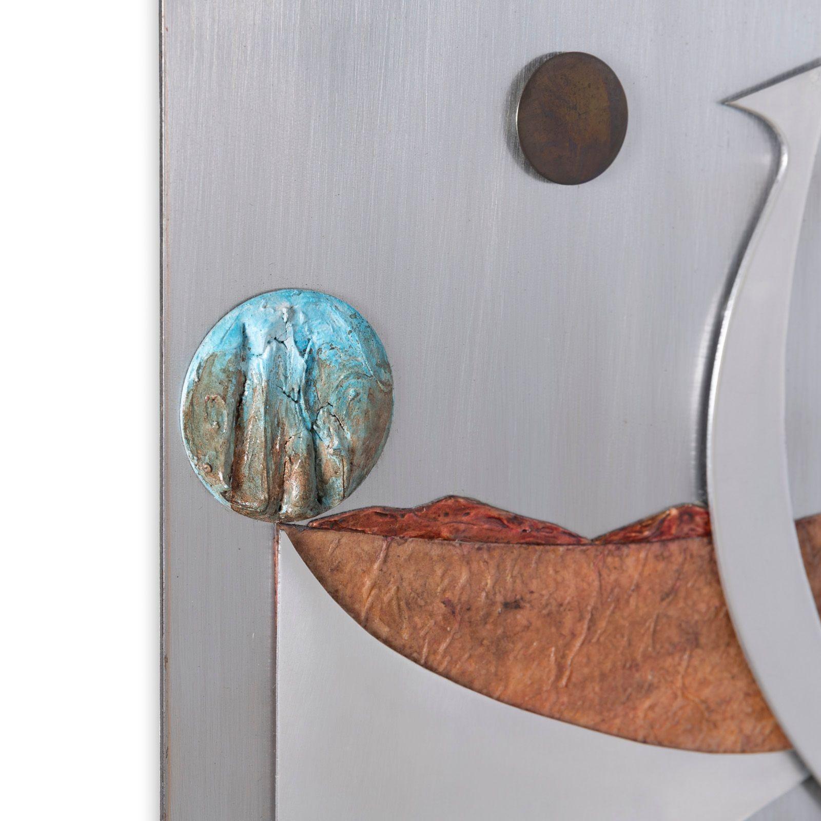 Stuart Mathews Abstract Mixed Media Wall Sculpture - Diptych For Sale 9