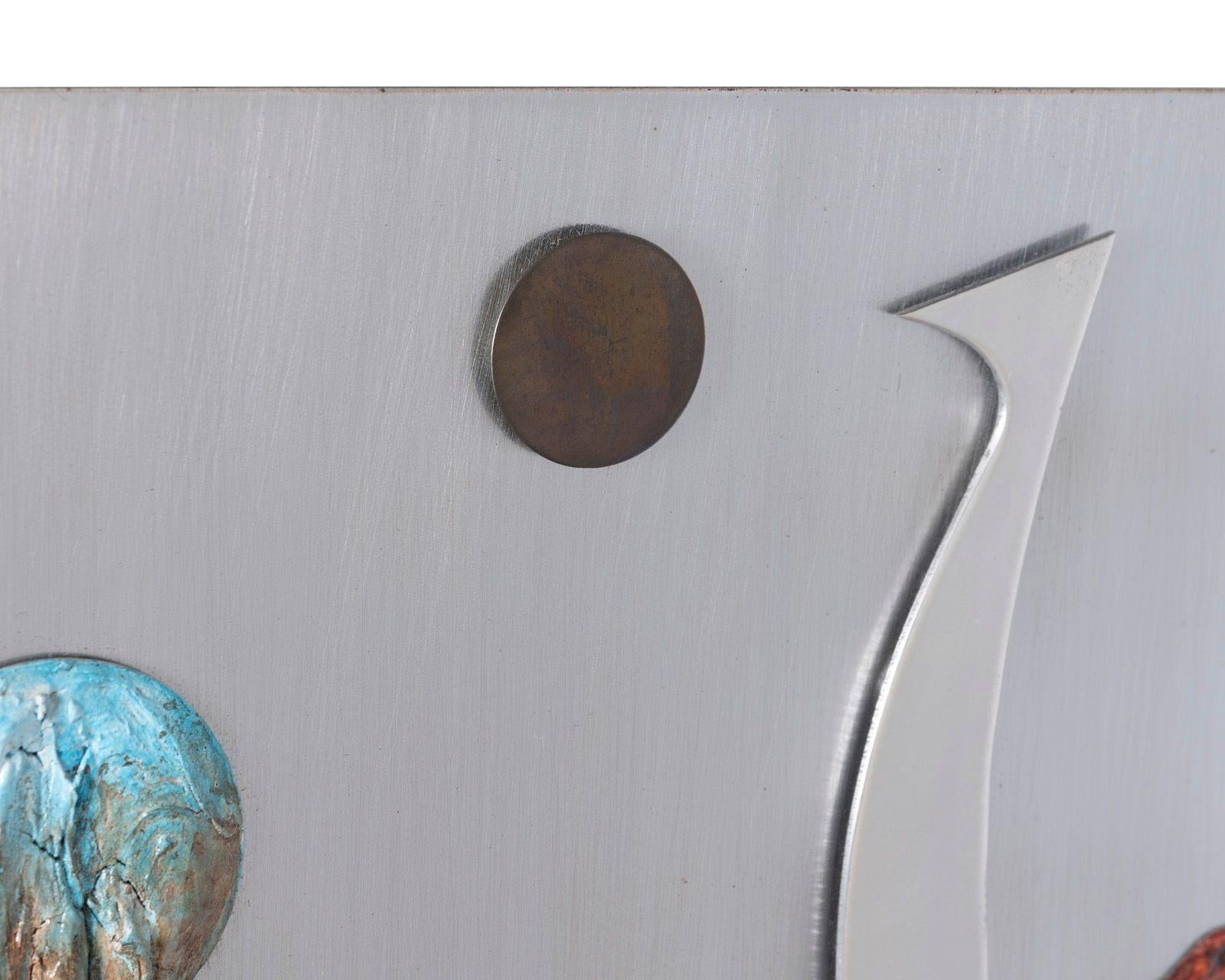 Stuart Mathews Abstract Mixed Media Wall Sculpture - Diptych For Sale 10