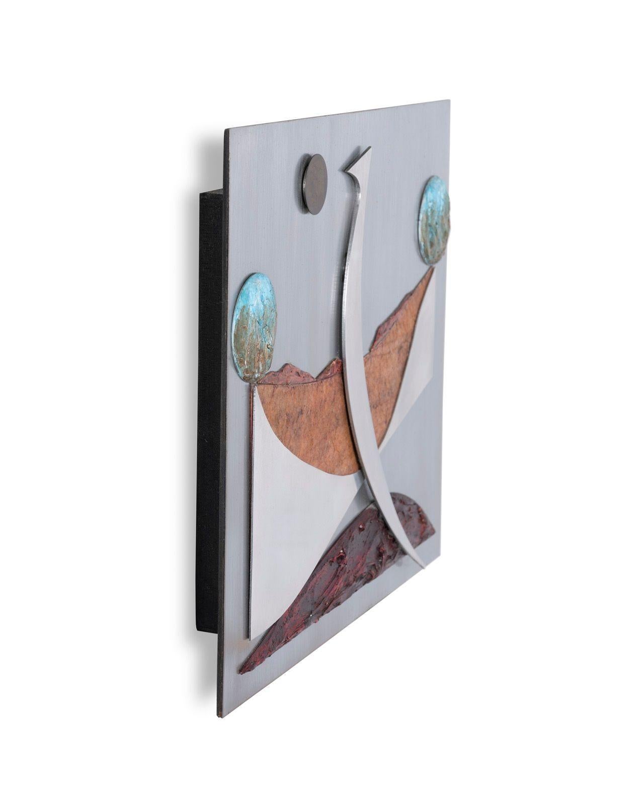 Stuart Mathews Abstract Mixed Media Wall Sculpture - Diptych For Sale 11
