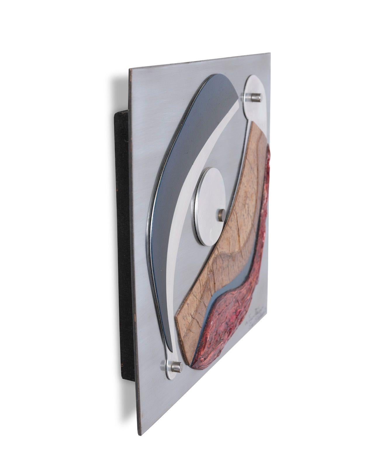 Stuart Mathews Abstract Mixed Media Wall Sculpture - Diptych For Sale 4