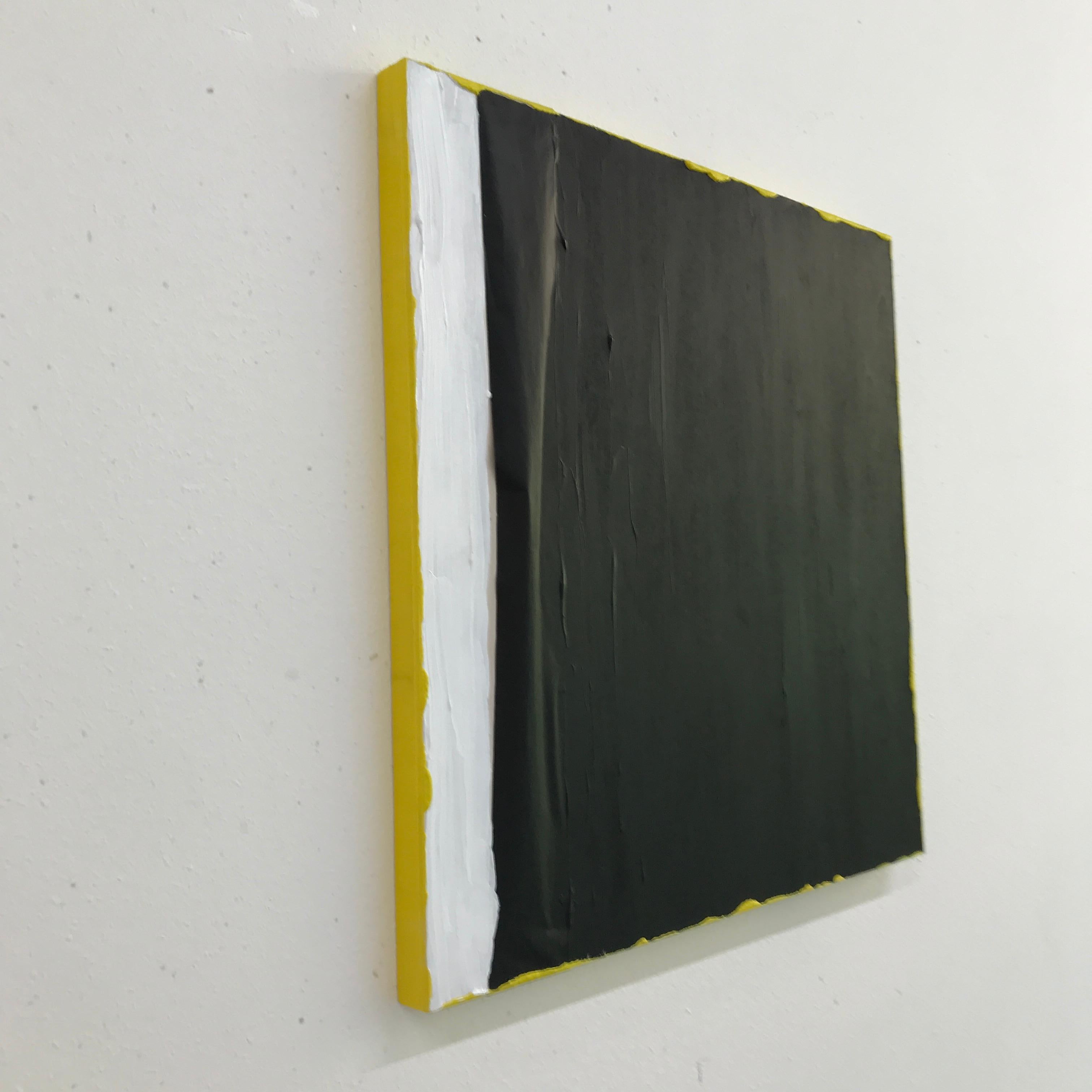 Fold – Acryl auf Holz Original-Kunst  (Abstrakt), Painting, von Stuart Möller