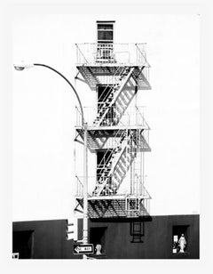Fire Escape" Stuart Möller Signierter Archivpigmentdruck in limitierter Auflage