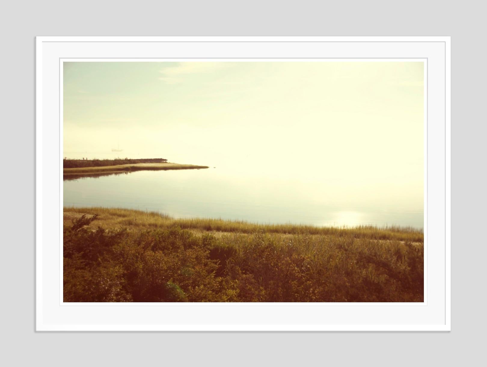 Marion Misty Morning -  Oversize Signed Limited Edition Print  - Yellow Color Photograph by Stuart Möller
