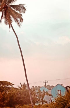 'Palm Blue House' Signed Fine Art limited edition 21st century color photography