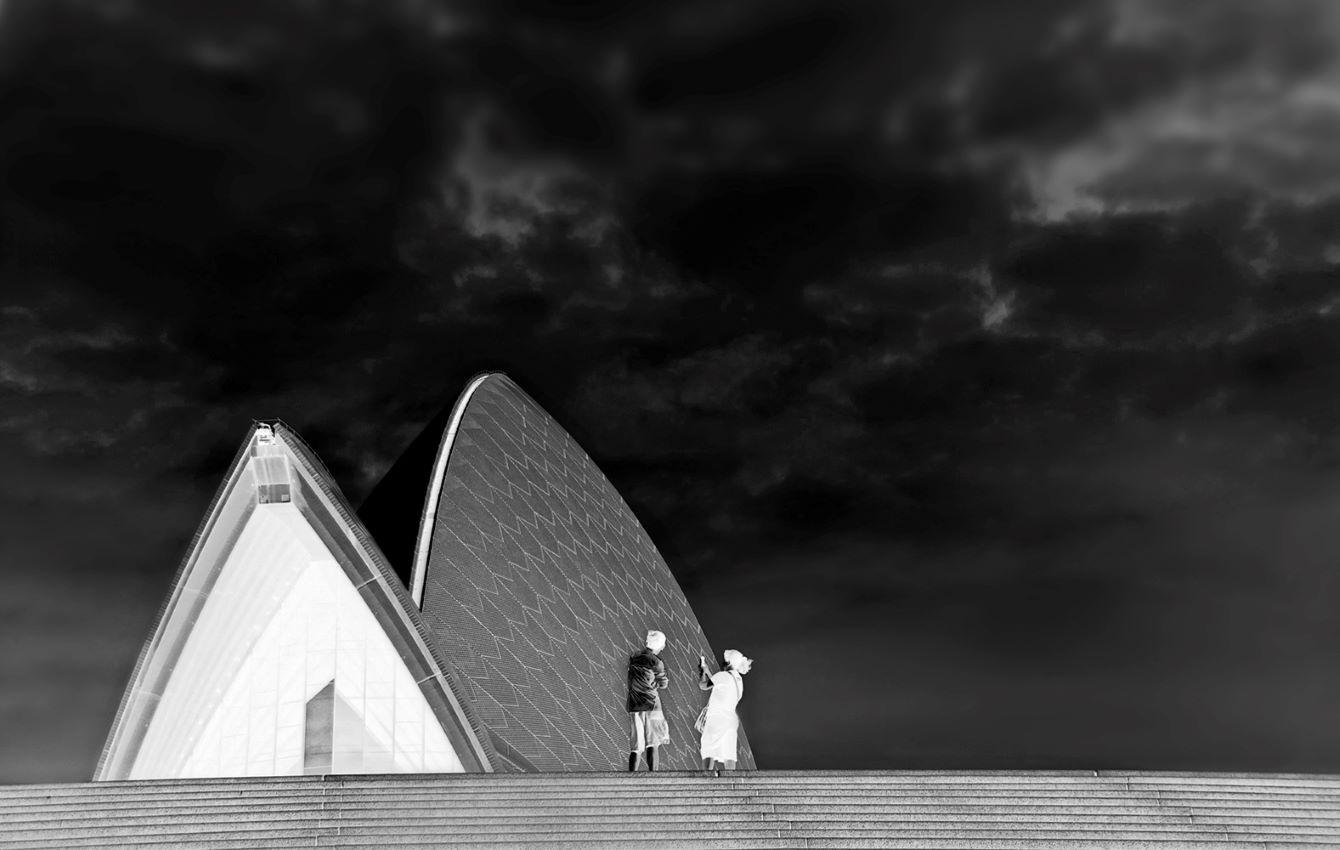 The Tourists

Tourists take in a  view of the Sydney Opera House, Australia.

by Stuart Möller

Born in Kabul, part German and Anglo-Indian and having grown up all over the world,
Stuart Möller is a fine art photographer whose images are often