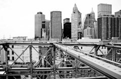 Blick von der Brücke aus –  Überformatiger signierter Druck in limitierter Auflage 