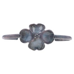 Stuart Nye Dogwood Flower Cuff Bracelet 6" - Sterling 925 Easter North Carolina