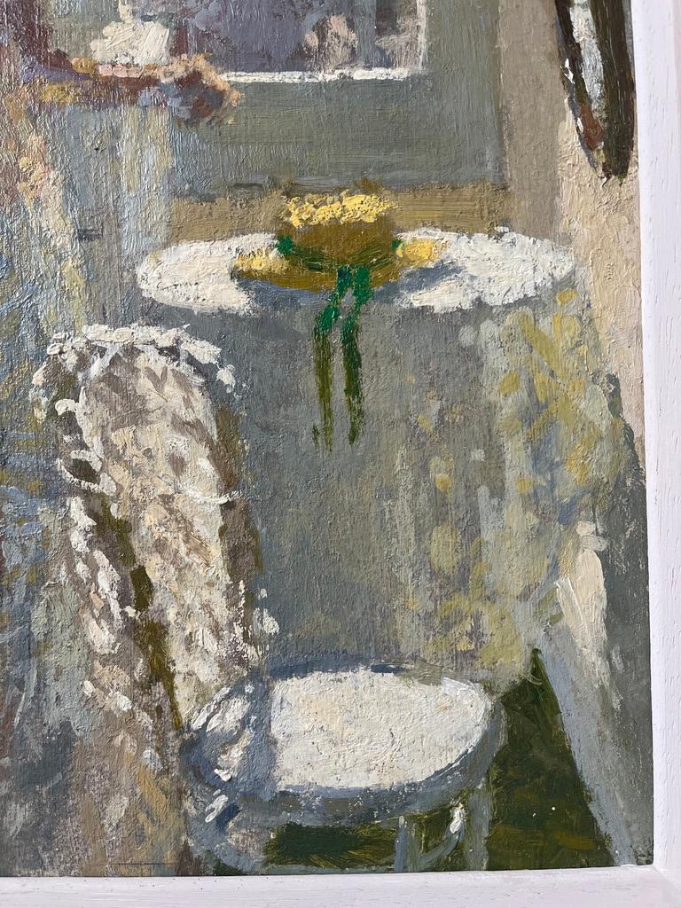 Stuart Ray, huile impressionniste britannique représentant un nu dans un intérieur 8