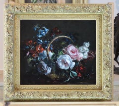 Original Oil on Canvas, Stuart Scott Somerville. "Summer Flowers"