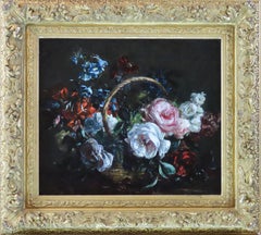 Original Oil on Canvas, Stuart Scott Somerville. "Summer Flowers"