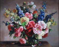 Oil Painting by Stuart Scott Somerville "Summer Flowers"